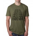 HODOR Hold the Door funny letters print t shirt men o-neck cotton plus size tees Game of Thrones male harajuku fitness punk tops