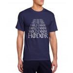 HODOR Hold the Door funny letters print t shirt men o-neck cotton plus size tees Game of Thrones male harajuku fitness punk tops