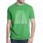 HODOR Hold the Door funny letters print t shirt men o-neck cotton plus size tees Game of Thrones male harajuku fitness punk tops