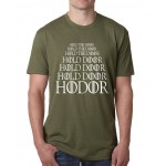 HODOR Hold the Door funny letters print t shirt men o-neck cotton plus size tees Game of Thrones male harajuku fitness punk tops