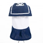 HOOPET Pet Dog Clothes Small Dog Youth Campus Sailor Suit Light Breathable Solid Spring Summer Dresses