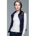 HOT!Winter Women 90% White Duck Down Vest Women's Ultra Light Duck Down Vest Jacket Autumn Winter Sleeveless Coat