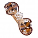 Haimeikang 1PC Peacock Butterfly Hairpin Women Hair Clip Rhinestone Barrette Hair Clips for Women Girls Hair Accessories