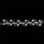 Haimeikang 2017 New Fashion 6Pcs Girls Crystal Snowflake Hair Clips Hairpins Headwear Rhinestone Hair Claws Hair Accessories