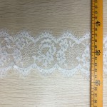 Han Noble Flower Eyelashes Lace Trim Fabric Applique Lace Ribbon Wedding Dress Decoration Diy 10cm wide LT014 3 Yard / lot 