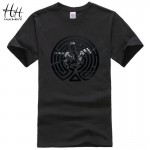 HanHent 2016 New TV Westworld Maze Printed T Shirts Men Short Sleeve O-neck Cotton West World Dolores Men Fashion T-shirt Tees