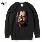 HanHent Breaking Bad Sweatshirts Thick Men Streetwear Fleece Fashion Round Collar Pullover Clothes Printed Heisenberg Hoodies