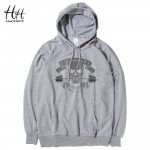 HanHent Crossfit Skull Hoodies Men Streetwear Printed Man Hooded Black Sweatshirts 2016 Fashion Camouflage Pullover Clothes