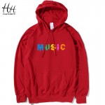 HanHent Fashion Music Black Streetwears Casual Cotton Swag Loose Thin Clothing Hip Hop Rock Funny Lover Couples Hoodies HO0542