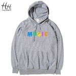 HanHent Fashion Music Black Streetwears Casual Cotton Swag Loose Thin Clothing Hip Hop Rock Funny Lover Couples Hoodies HO0542