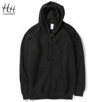 HanHent New Arrival Men Hoody 2016 Autumn Winter Fashion Zipper Fleece Hoodies Warm Men Clothing Sweatshirt Man L-XXXL