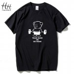 HanHent Pig Pirnt T Shirt Men Train Hard Or Go Home Cotton Casual T-Shirt Fitness Man Clothing pokemon go Top Tees