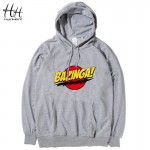 HanHent The Big Bang Theory Print Hoody Streetwear BAZINGA 2016 Sheldon Cotton Casual Sweatshirt Summer Cooper Hot Sale Clothing