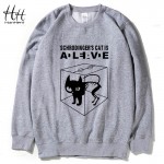 HanHent The Big Bang Theory Schrodinger's Cat Thick Fleece Sweatshirt Hoodies Men Warm Crew neck Winter Hooded Coat AG0164