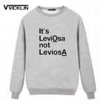 Harajuku Fleece Hoodies Sweatshirt Crop Top LEVIOSA NOT LEVIOSA Cotton Casual For Plus Size