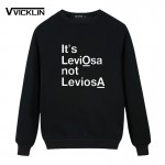 Harajuku Fleece Hoodies Sweatshirt Crop Top LEVIOSA NOT LEVIOSA Cotton Casual For Plus Size