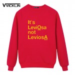 Harajuku Fleece Hoodies Sweatshirt Crop Top LEVIOSA NOT LEVIOSA Cotton Casual For Plus Size