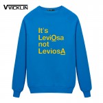 Harajuku Fleece Hoodies Sweatshirt Crop Top LEVIOSA NOT LEVIOSA Cotton Casual For Plus Size