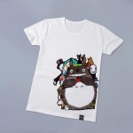 Harajuku T-shirt Female 2017 Summer 95% Cotton Short Sleeve Cat Totoro T Shirt Women Poleras Tshirt Women Tops Tee Shirt Femme