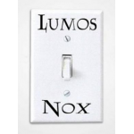 Harry Potter Lumos Nox Light Switch Sticker Child Room Home Decor no.1