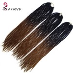 Havana Mambo Twist Crochet Braid Hair 22"120grams/pcs Synthetic Ombre Kanekalon Braiding Hair Extension ombre Crochet braid hair