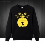 Hayao Miyazaki Totoro Printed Mens Men Hoodies Autumn Winter Manga Curta Male Sweatshirts Pullover Plus Size