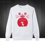 Hayao Miyazaki Totoro Printed Mens Men Hoodies Autumn Winter Manga Curta Male Sweatshirts Pullover Plus Size