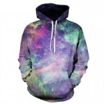 Headbook Space Galaxy 3d Sweatshirts Men/Women Hoodies With Hat Print Stars Nebula Autumn Winter Thin Hooded Hoody Tops