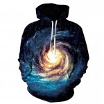 Headbook Space Galaxy 3d Sweatshirts Men/Women Hoodies With Hat Print Stars Nebula Autumn Winter Thin Hooded Hoody Tops