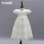 High Quality Baby Girls Princess Dress Christening Gown Dresses Infantis for Newborn Birthday Party Baptism 