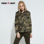 High Quality Camo Women Jacket Military Tactical Coat Casual Bomber Jacket Green Womens Designer Brand Coat Jacket Gs-8253B