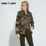 High Quality Camo Women Jacket Military Tactical Coat Casual Bomber Jacket Green Womens Designer Brand Coat Jacket Gs-8253B