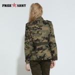 High Quality Camo Women Jacket Military Tactical Coat Casual Bomber Jacket Green Womens Designer Brand Coat Jacket Gs-8253B