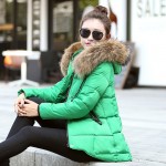 High Quality Fake fur collar Parka down cotton jacket 2016 Winter Jacket Women thick Snow Wear Coat Lady Female Jackets Parkas