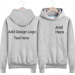 High Quality custom Long Sleeve Hooded Tops plain LOGO DIY Sweatshirt customized pattern print design Tracksuit men