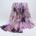 High quality Bohemian Beach Voile Soft Long Scarf Women Printed Wrap Shawl Stole Scarves 180*90CM BLS020