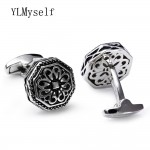 High quality designer metal cuff links for man have 3 colors of Rose gold/Gun/Anti-rhodium Round New mens cufflinks