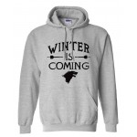 Hip Hop Men sweatshirt Printed Game of Thrones Winter Is Come hooded fleece Mens 2017 autumn new funny style male man tracksuit