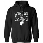 Hip Hop Men sweatshirt Printed Game of Thrones Winter Is Come hooded fleece Mens 2017 autumn new funny style male man tracksuit