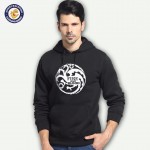 Hoodies Men 2016 Male Long Sleeve Hoodie GAME OF THRONES Printed Word Sweatshirt Mens Moletom Masculino Hoodies Slim Tracksuit