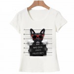 Hopuptee brand+I'm happy unicorn cat print T Shirt women's short sleeve cute tops tees