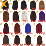 Hot Havana Mambo Twist Crochet Braids Hair 14'' 80g/pack Synthetic Crochet Braid Hair Senegalese Twists Braiding Hair Extension