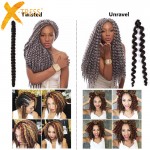 Hot Havana Mambo Twist Crochet Braids Hair 14'' 80g/pack Synthetic Crochet Braid Hair Senegalese Twists Braiding Hair Extension