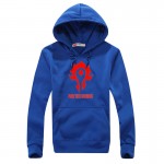 Hot! Mens Hooded Hoodies 2015 Game WOW ALLIANCE&Horde Print Sweatshirt Mens Pullover Hoodies Clothes