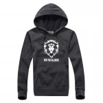 Hot! Mens Hooded Hoodies 2015 Game WOW ALLIANCE&Horde Print Sweatshirt Mens Pullover Hoodies Clothes