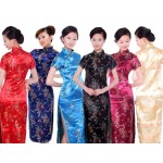 Hot Sale Chinese Tradition Style Women's Dragon&Phoenix Cheong-sam Qipao Dress S M L XL XXL 3XL 4XL 5XL 6XL----LDR0015