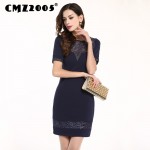 Hot Sale Women Apparel High-quality Round-neck Splicing Harajuku Mini Fashion Simple Sexy Summer Dress Personality Dresses 2322