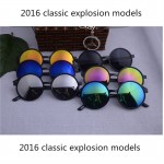 Hot Vintage Round Lens Sunglasses women Classic Gafas Oculos Retro Coating Sun Glasses Round Oculos De Sol feminino