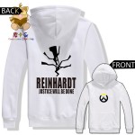 Hot game watch over character concept costume REINHARDT JUSTIC WILL BE DONE hoodies ac219