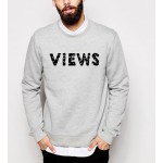 Hot sale Drake men Sweatshirts Views print 2017 hoodies autumn winter funny kanye harajuku hooded male hip hop fleece tracksuits